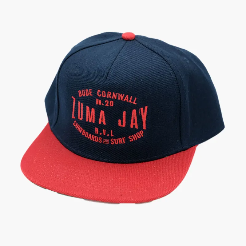 Zuma Jay Arizona Flat Cap Navy Red
